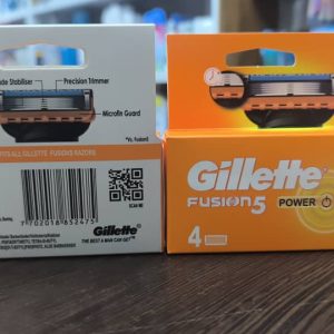 تیغ یدک فیوژن پاور ژیلت مدلGillette 5 Fusion Power بسته 4 عددی
