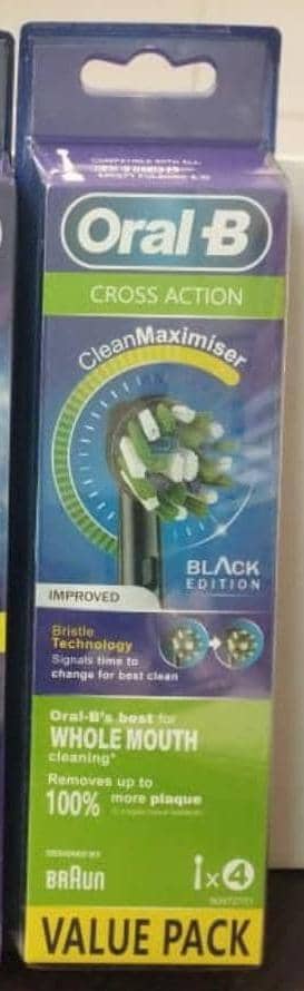 یدک مسواک برقی اورال بی Clean Maximiser مدل CROSS ACTION بسته 4 عددی - Image 2
