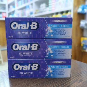 خمیردندان اورال بی 3D وایت آرکتیک فرش 75 میل | Oral-B 3D White Arctic Fresh